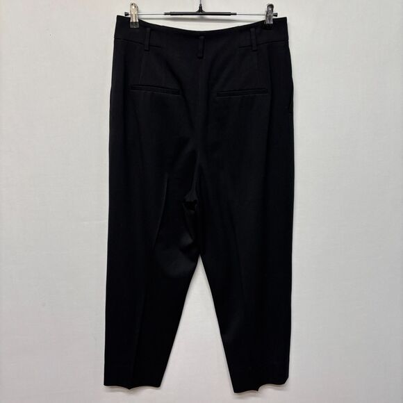 MM. LaFleur Women Pleated Dress Pants Trouser Size 8 Black C031 -28 - Picture 15 of 16